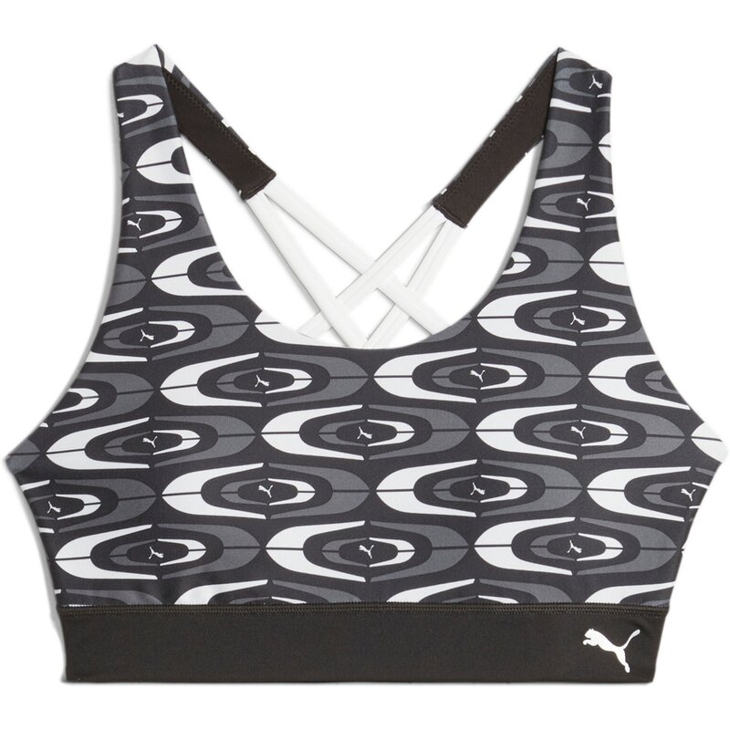 

Топовый ретро-блюстгальтер с бретельками Puma, черный