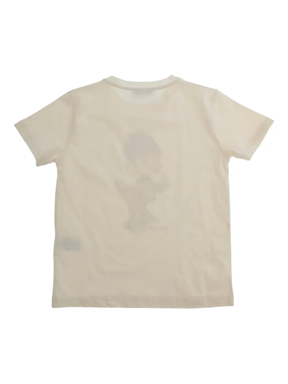 Футболка с мультяшным принтом Golden Goose Kids, бежевый — фото 2