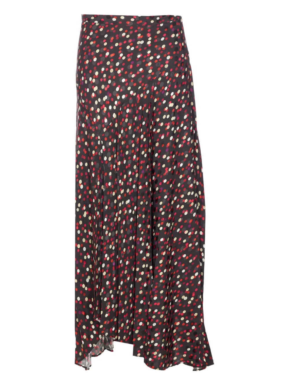 

Юбка асимметричного кроя в горох ISABEL MARANT, красный