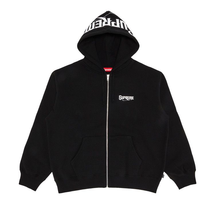 

Толстовка Supreme Mister Cartoon Zip Up Hooded Sweatshirt, Black