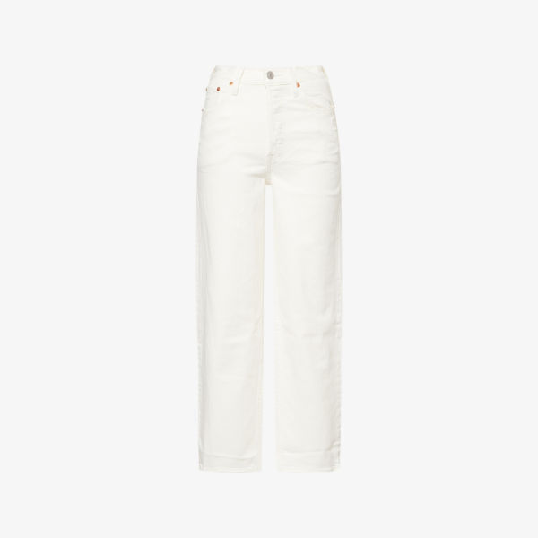 

Джинсы Levis Ribcage с высокой посадкой, белый