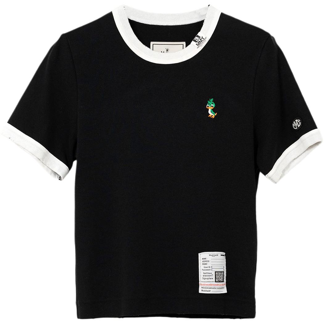 

Maison Mihara Yasuhiro Футболка женская черная, Черный, Maison Mihara Yasuhiro Футболка женская черная