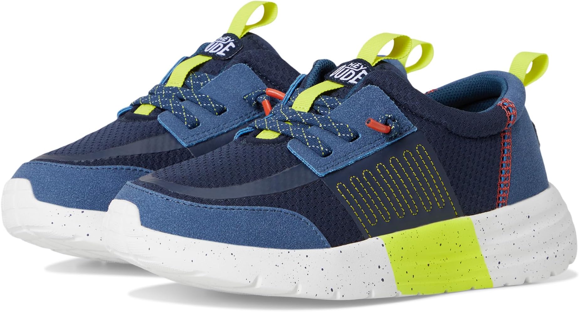 

Кроссовки Hey Dude Kids Sirocco Play Sport Stripe, Navy/Lime