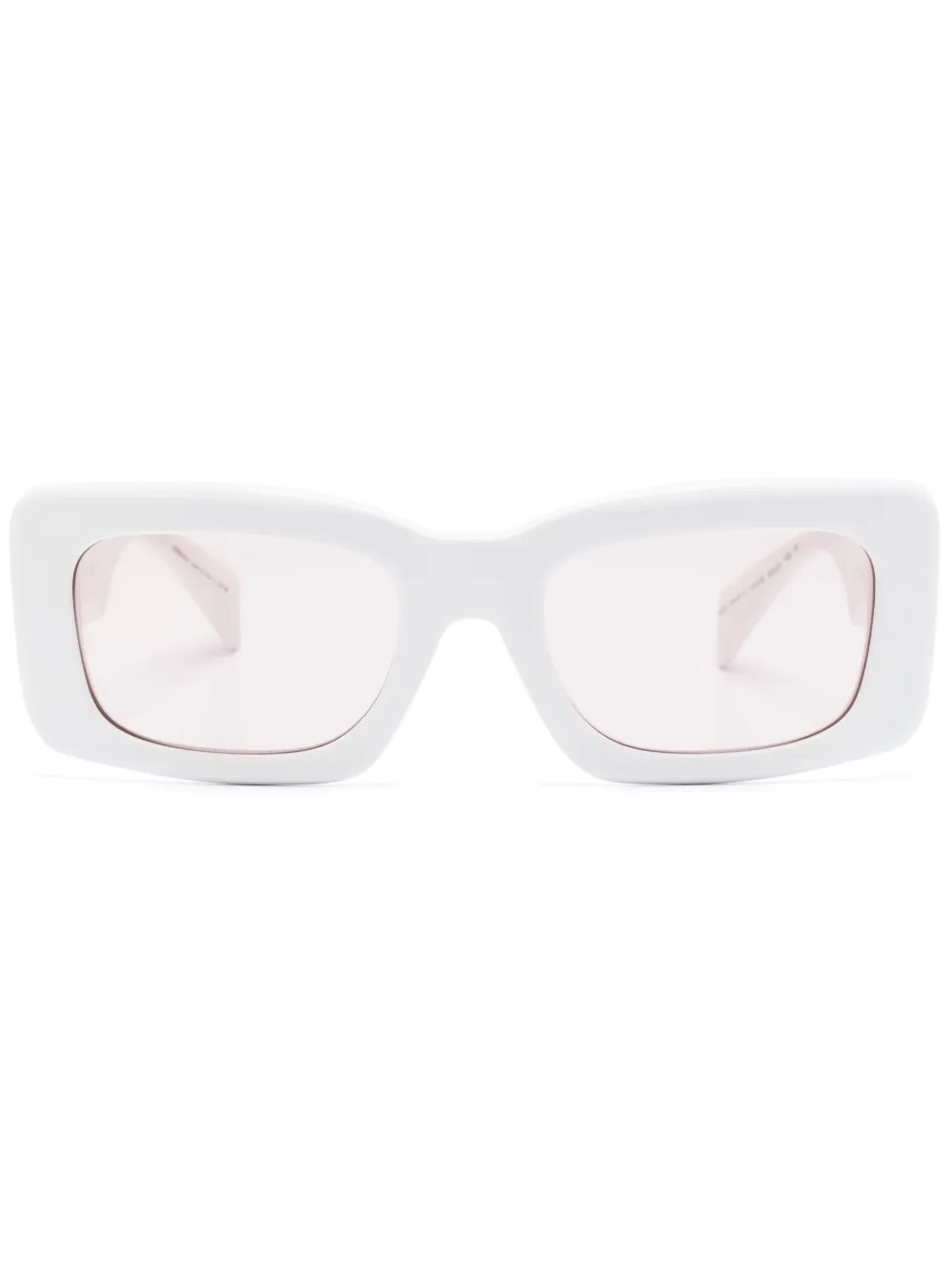 

Солнцезащитные очки в прямоугольной оправе Versace Eyewear, белый