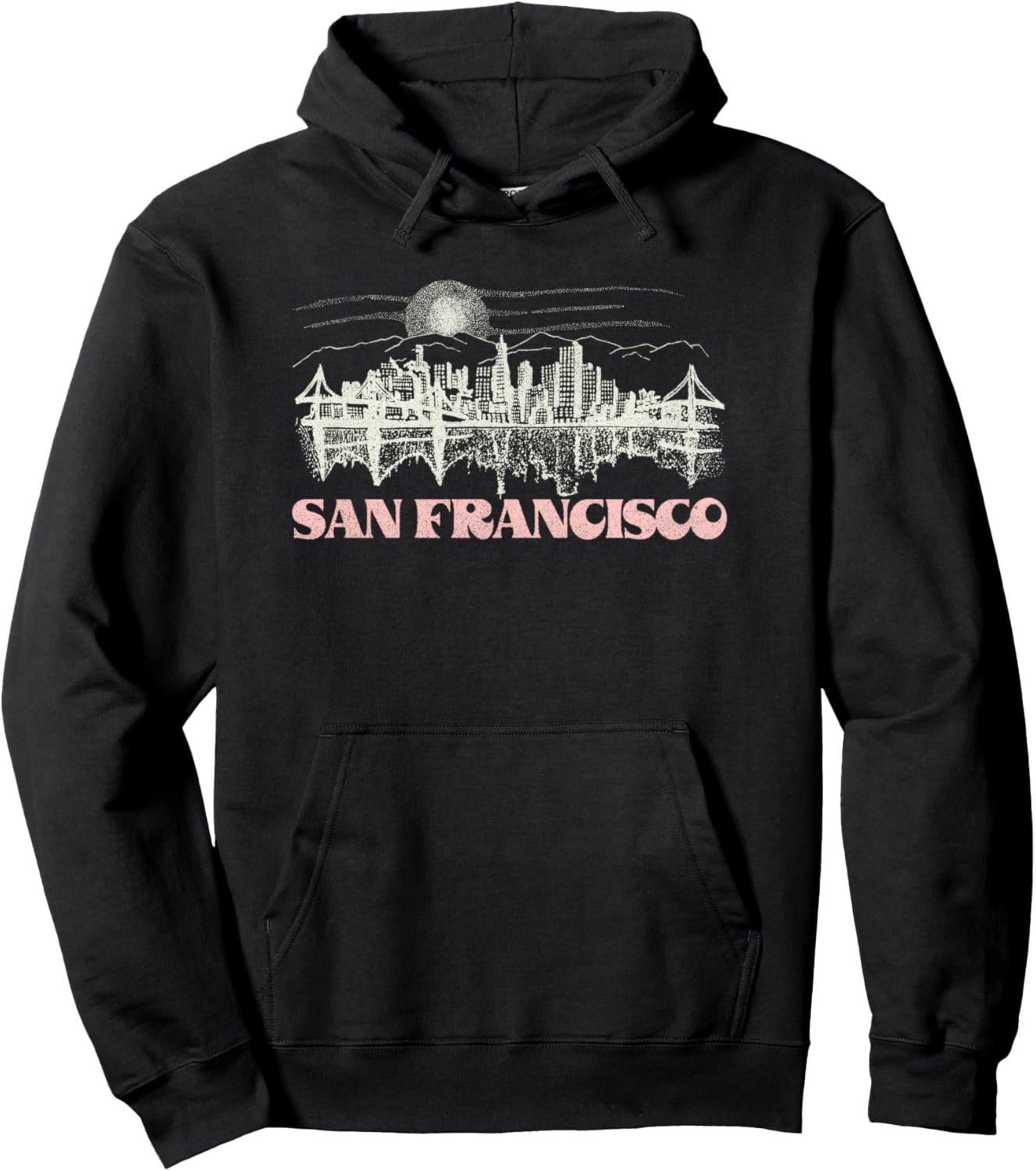 

Худи с розовой надписью «San Francisco Bridge Skyline», черное Trendy Apparel, Черный, Худи с розовой надписью «San Francisco Bridge Skyline», черное Trendy Apparel