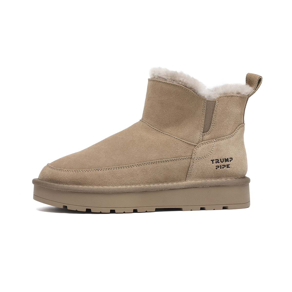 

Теплые короткие зимние ботинки мужские TRUMPPIPE, Light Brown