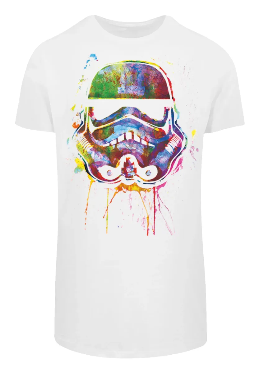 

Футболка F4NT4STIC "PLUS SIZE Stormtrooper Paint Splats", принт, белый