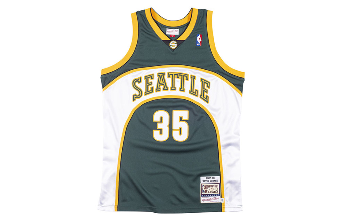 

Баскетбольная майка Mitchell & Ness 'NBA Seattle Supersonics 07 Kevin Durant' Mitchell Ness, зеленый
