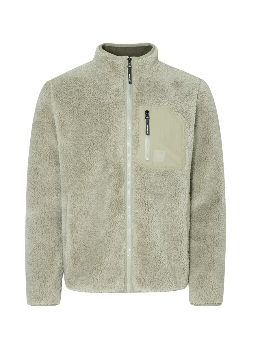 

Куртка Volcom Fleece Muzzer Fuzzar, пастельно-зеленый