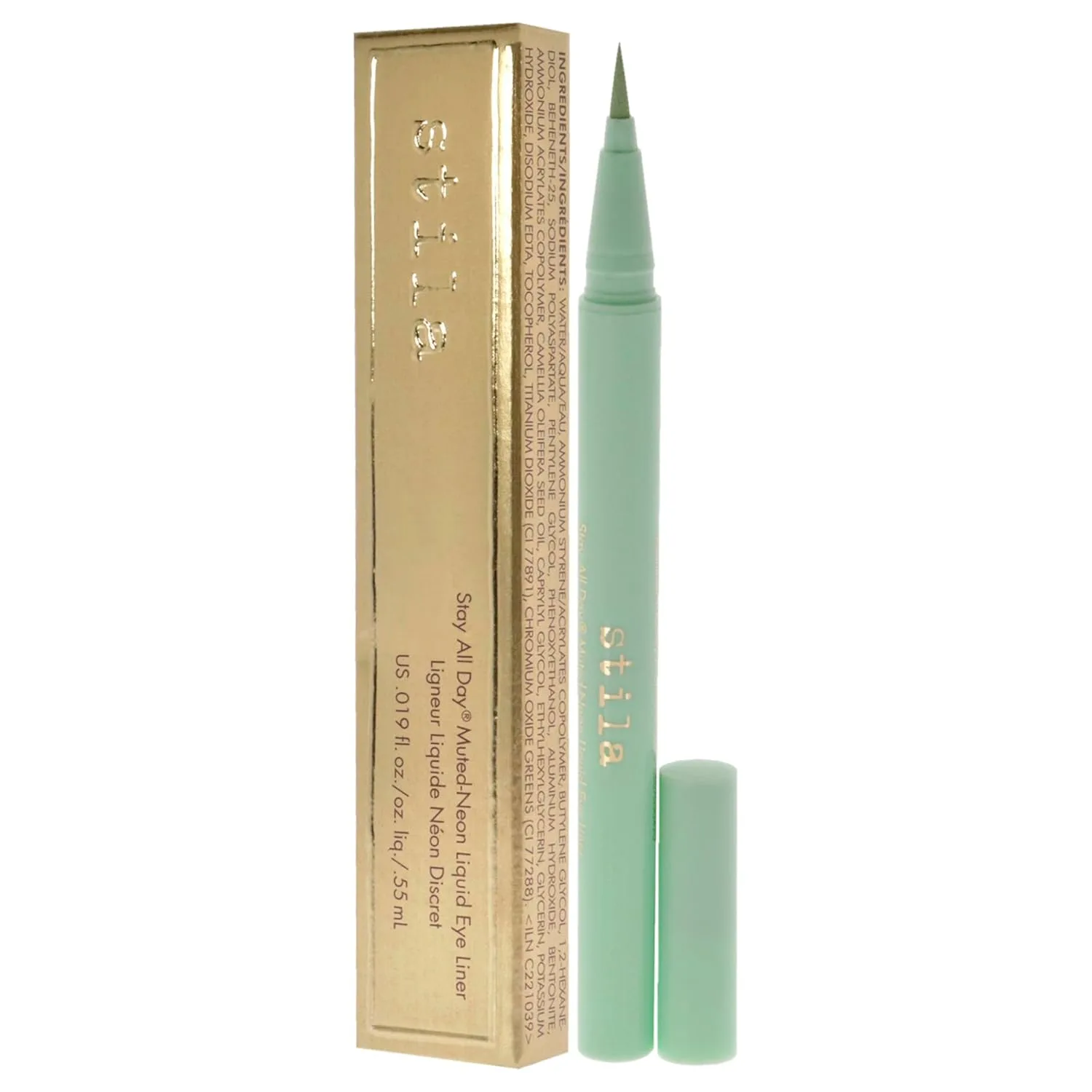 Жидкая подводка для глаз stila Stay All Day Muted-Neon, Hint of Mint — фото 4