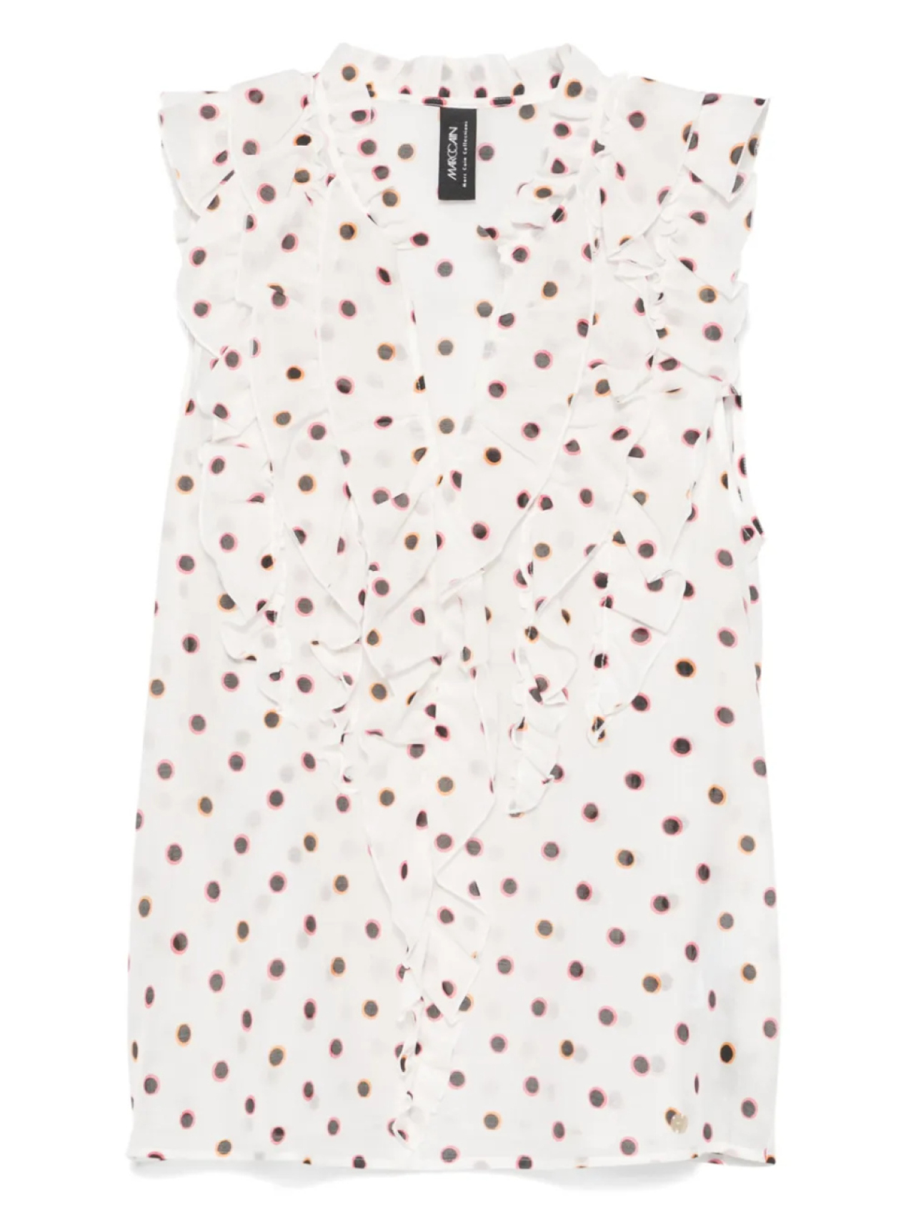 

Блузка в горошек MARCCAIN, белый