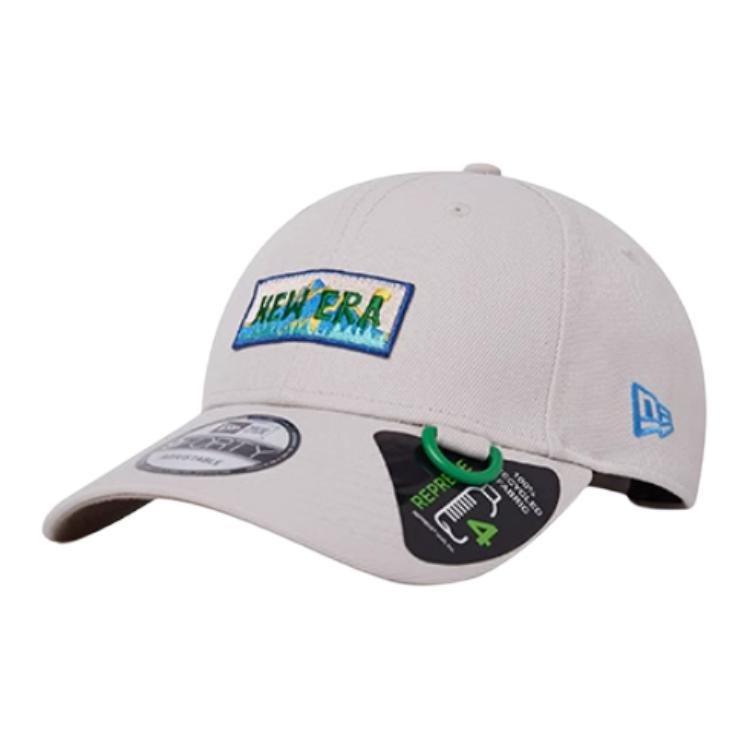 

New Era Бейсболка из полиэстера унисекс белая, White