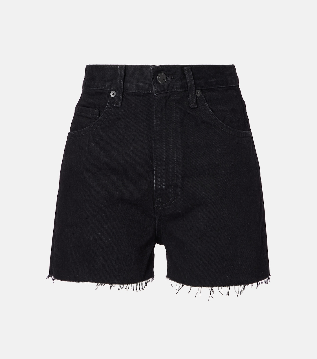 

Шорты джинсовые заниженные Cobain Nili Lotan, Jet Black