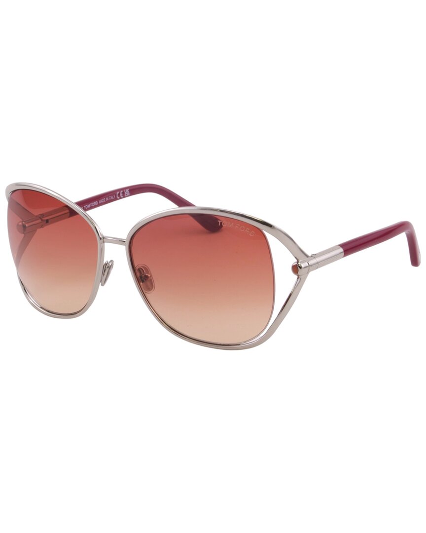 

Женские солнцезащитные очки Tom Ford Marta 62mm, Shiny Palladium