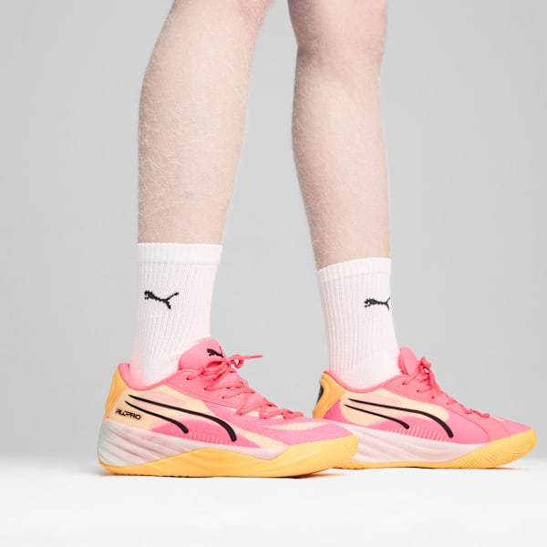 Мужские баскетбольные кроссовки All-Pro Nitro Puma, розовый — фото 2