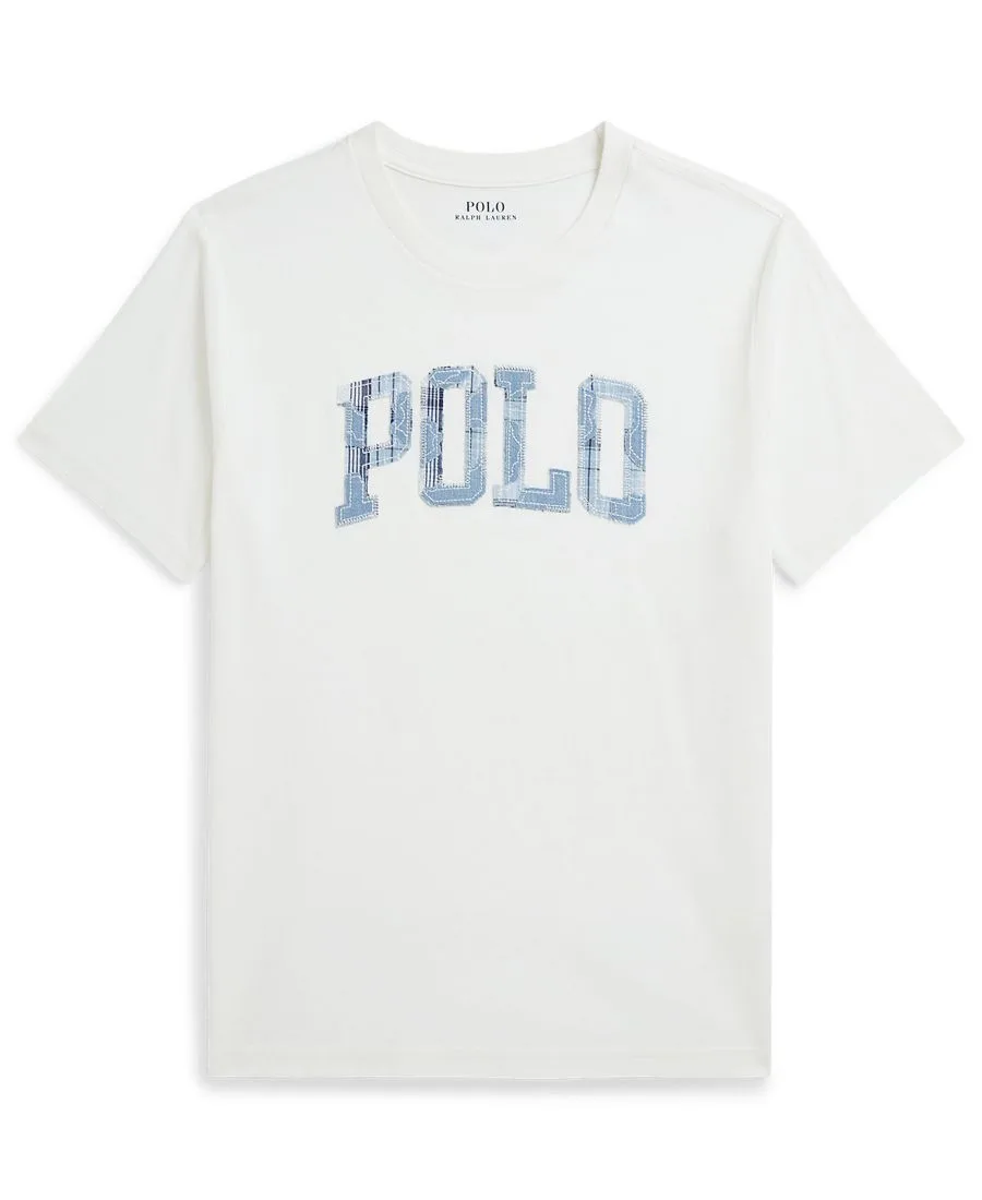 Детская футболка из хлопкового трикотажа с логотипом (8-20 лет) Polo Ralph Lauren, белый