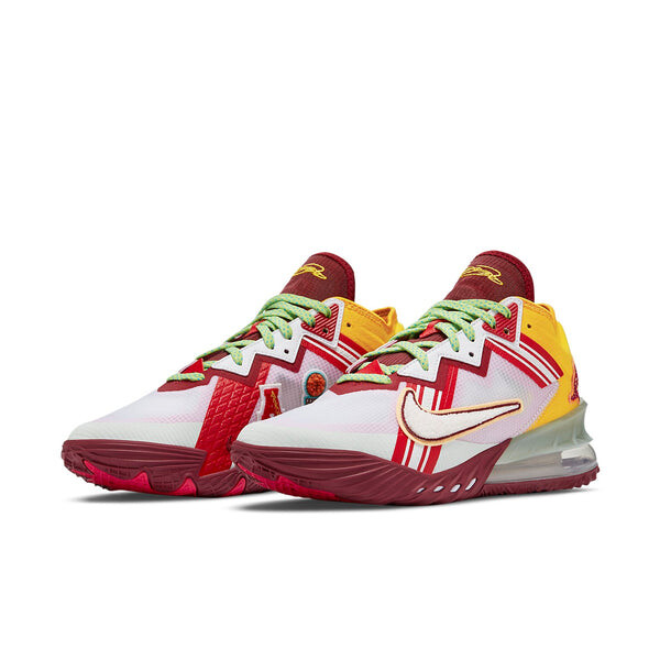 Кроссовки mimi plange x lebron 18 low ep Nike, белый — фото 3