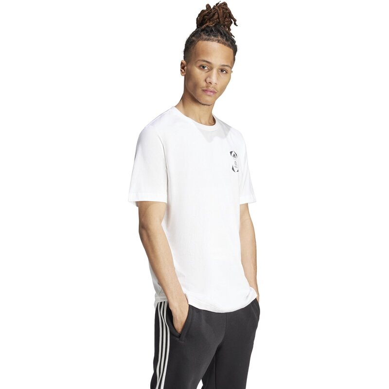 Футболка болельщика, официальная эмблема стадиона Adidas, белый — фото 4