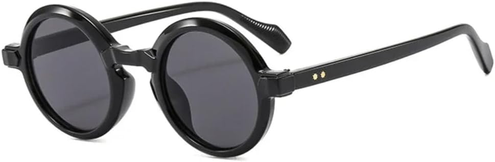 

Круглые солнцезащитные очки с двухцветным градиентом, защитой от УФ-излучения UV400, в стиле панк, с заклепками, для женщин и мужчин, для занятий спортом на открытом воздухе и верховой езды UYPTK, 01