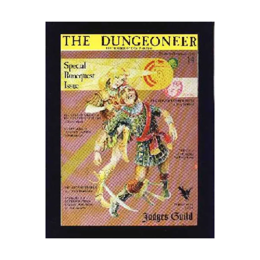 

Журнал #14 "Variant Hit Determination for AD&D", Dungeoneer Magazine