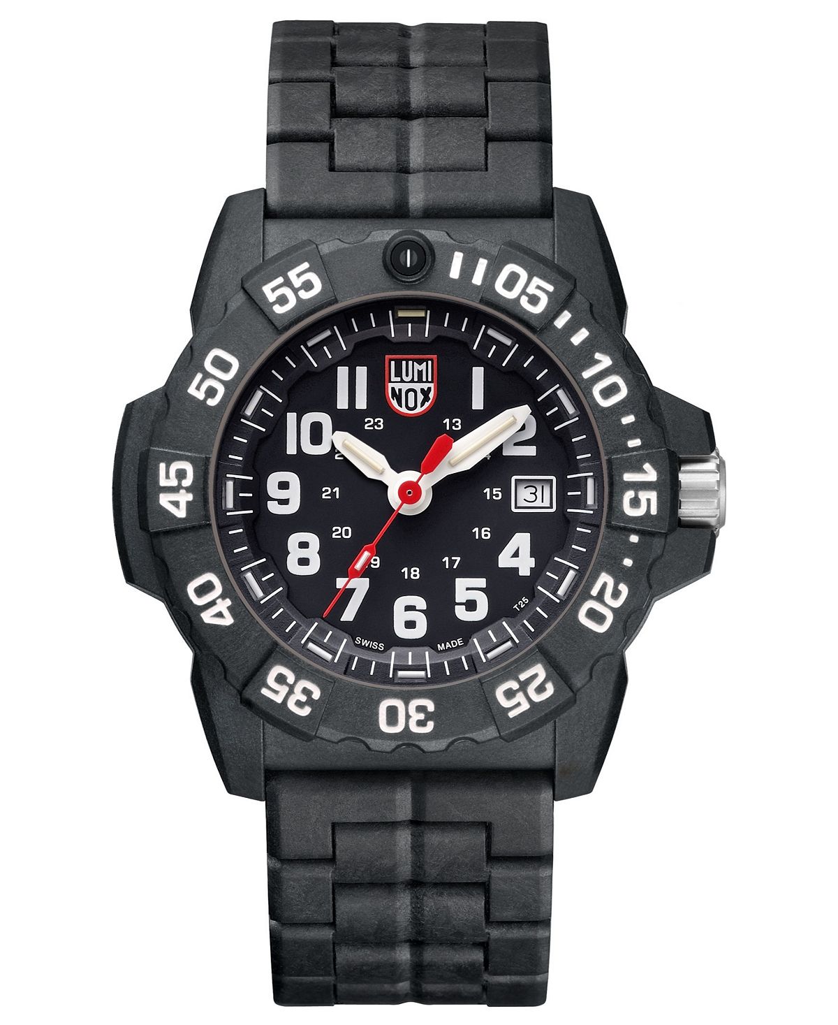 

Часы 3502 Navy SEAL, браслет с карбоновыми звеньями Luminox