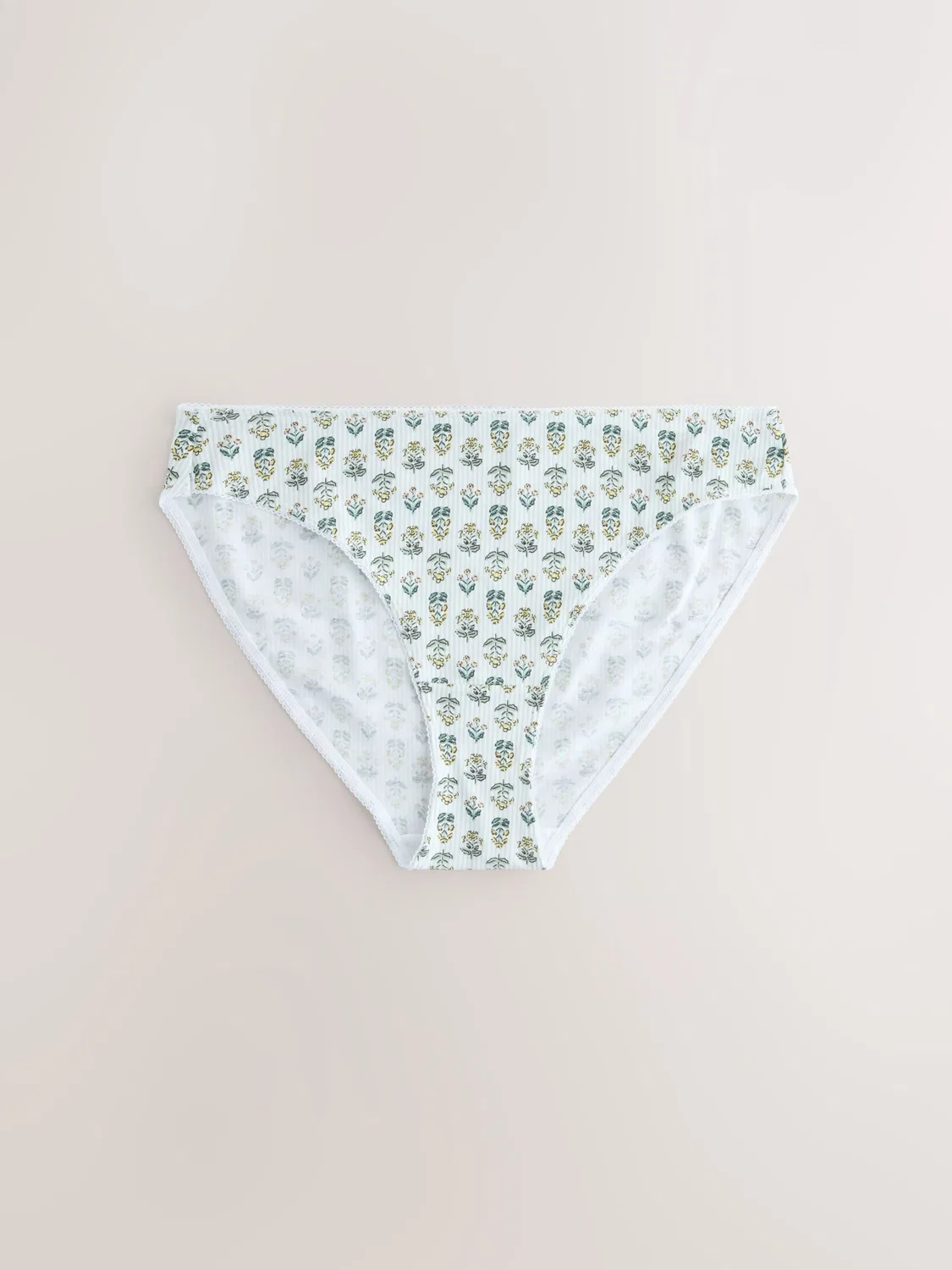 Трусы Next, Light Blue/Light Yellow/Pastel Green/Lavender/White — фото 3