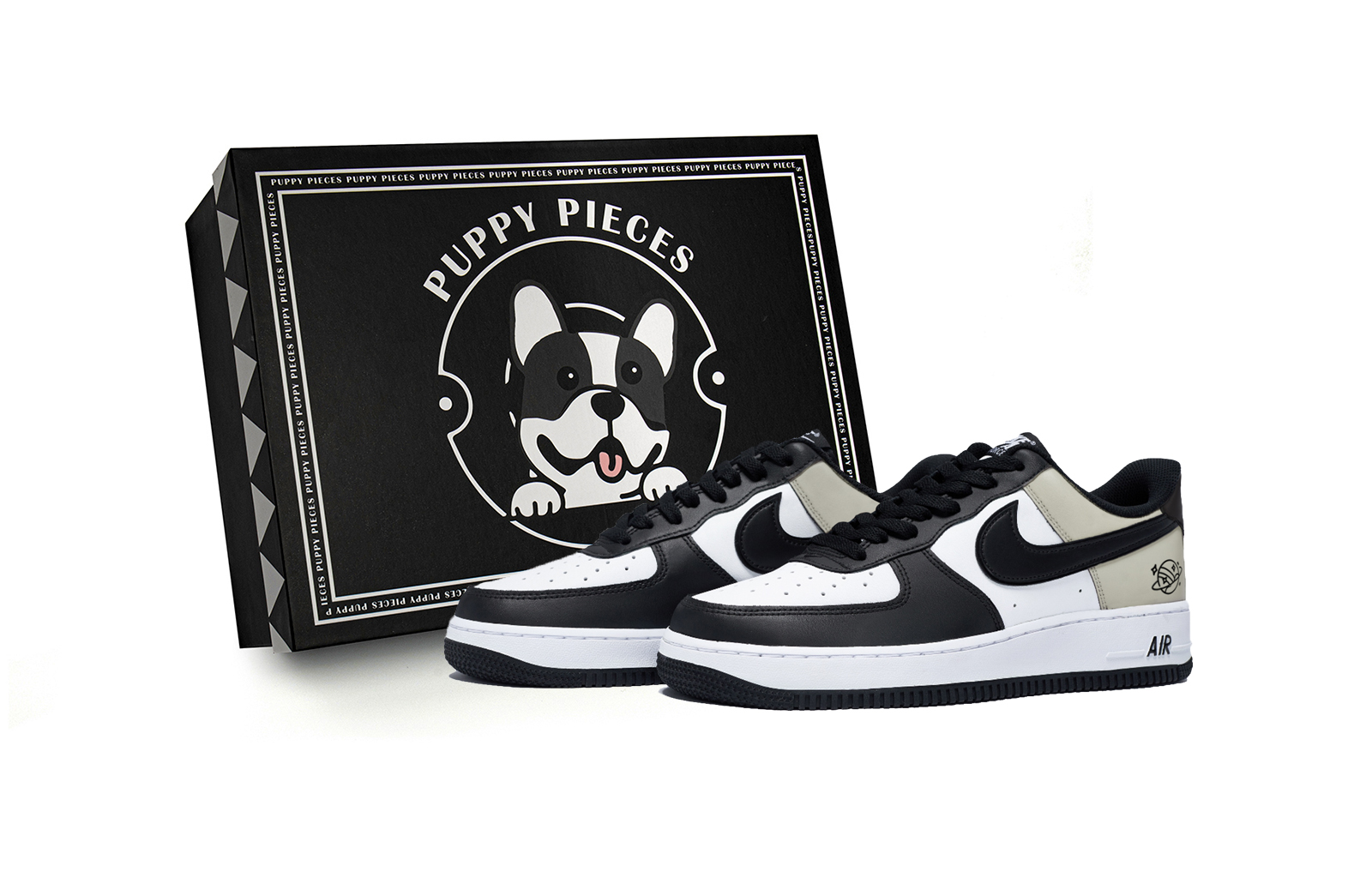 

Nike Фрагмент Air Force 1 Puppy, специальные низкие кроссовки для скейтборда, мужские, белые