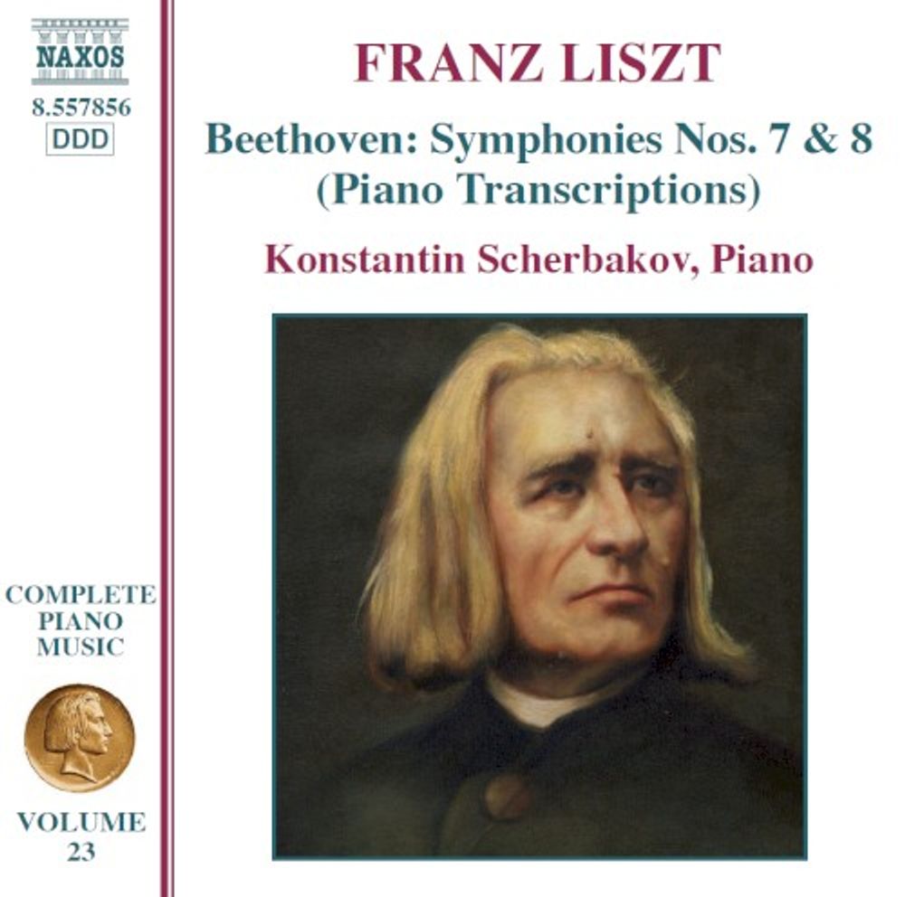 

Диск CD Liszt: Beethoven - Symphonies Nos. 7 & 8 (Piano Transcriptions) - Ludwig van Beethoven, Franz Liszt, Konstantin Scherbakov