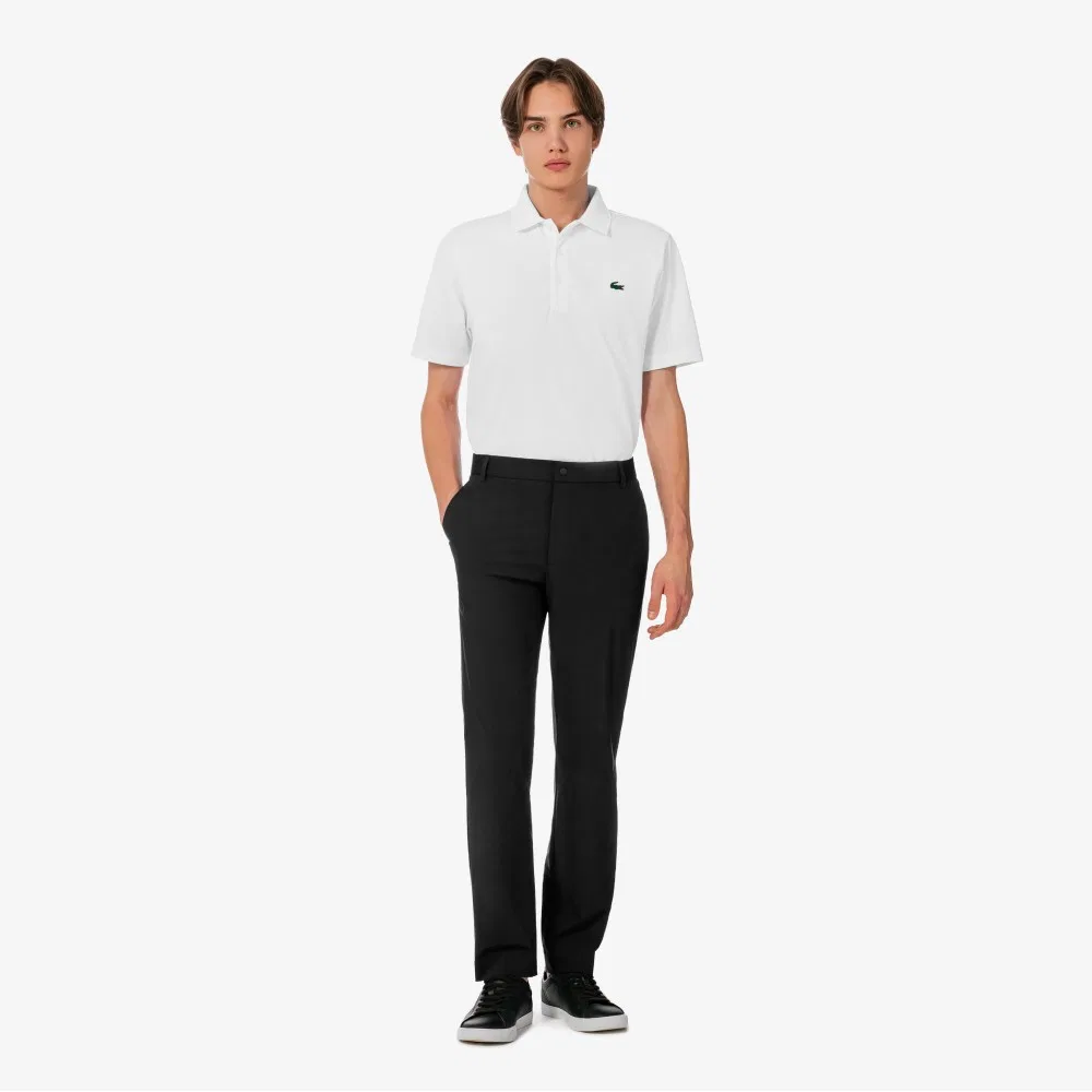 Мужские охлаждающие брюки с принтом чёрные от Lacoste