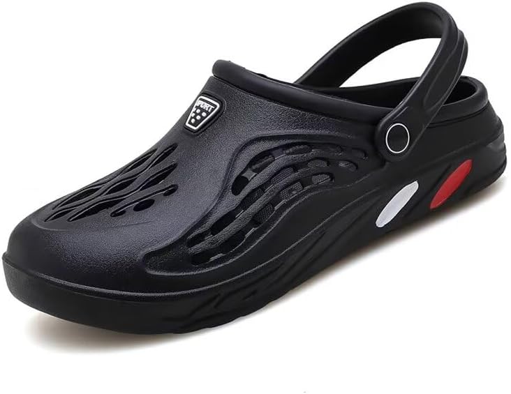 

Мужские и женские модные открытые сандалии с закрытым носком для летнего пляжного отдыха и прогулок Zonkacen, черный