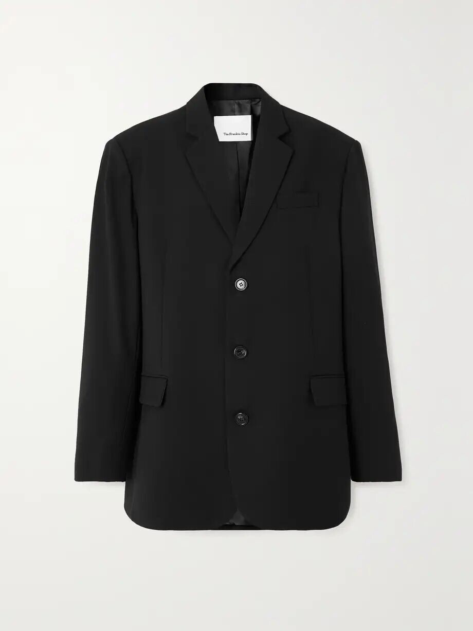

Оверсайз-блейзер Gelso TENCEL из смесового лиоцелла The Frankie Shop, черный