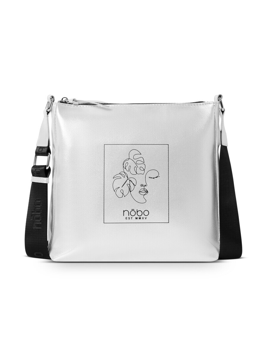 

Сумка через плечо NOBO Shoulder Bag SANTORINI, серебряный, Серебристый, Сумка через плечо NOBO Shoulder Bag SANTORINI, серебряный