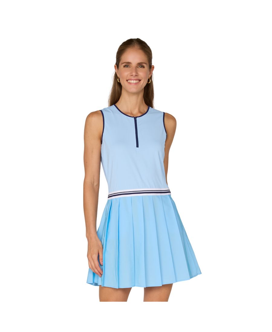 

Женское платье G Lifestyle с застежкой-молнией до четверти длины G Lifestyle Clothing, Sky blue