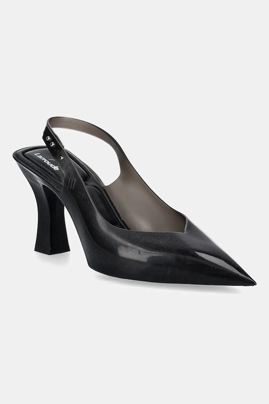 Туфли с ремешком на щиколотке + Larroude Melissa, черный