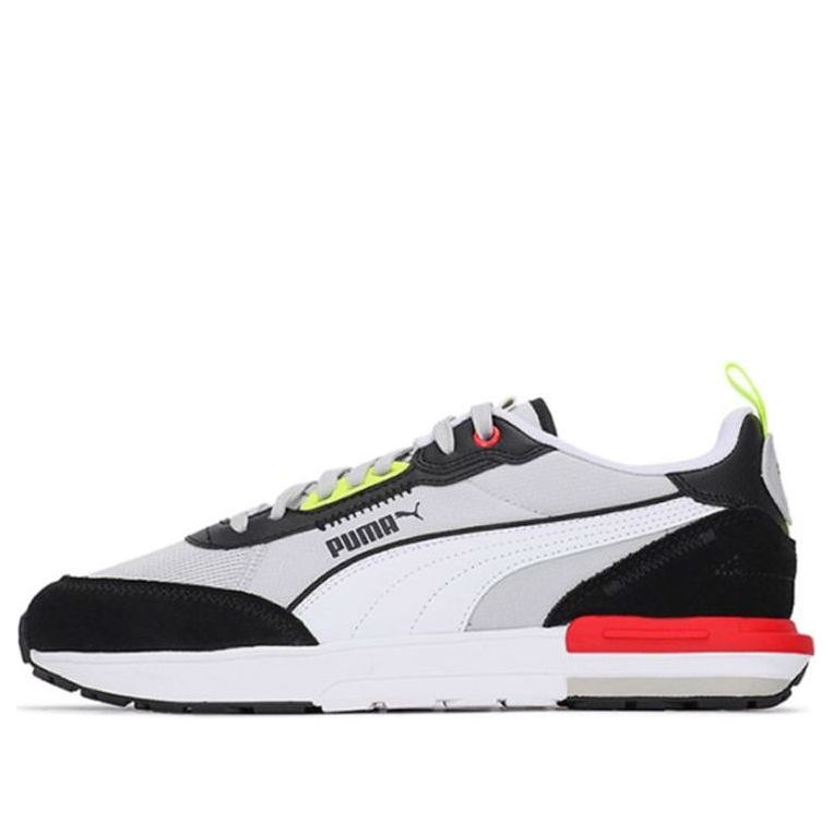 

Спортивные кроссовки PUMA R22 'Grey Violet High Risk Red', серый