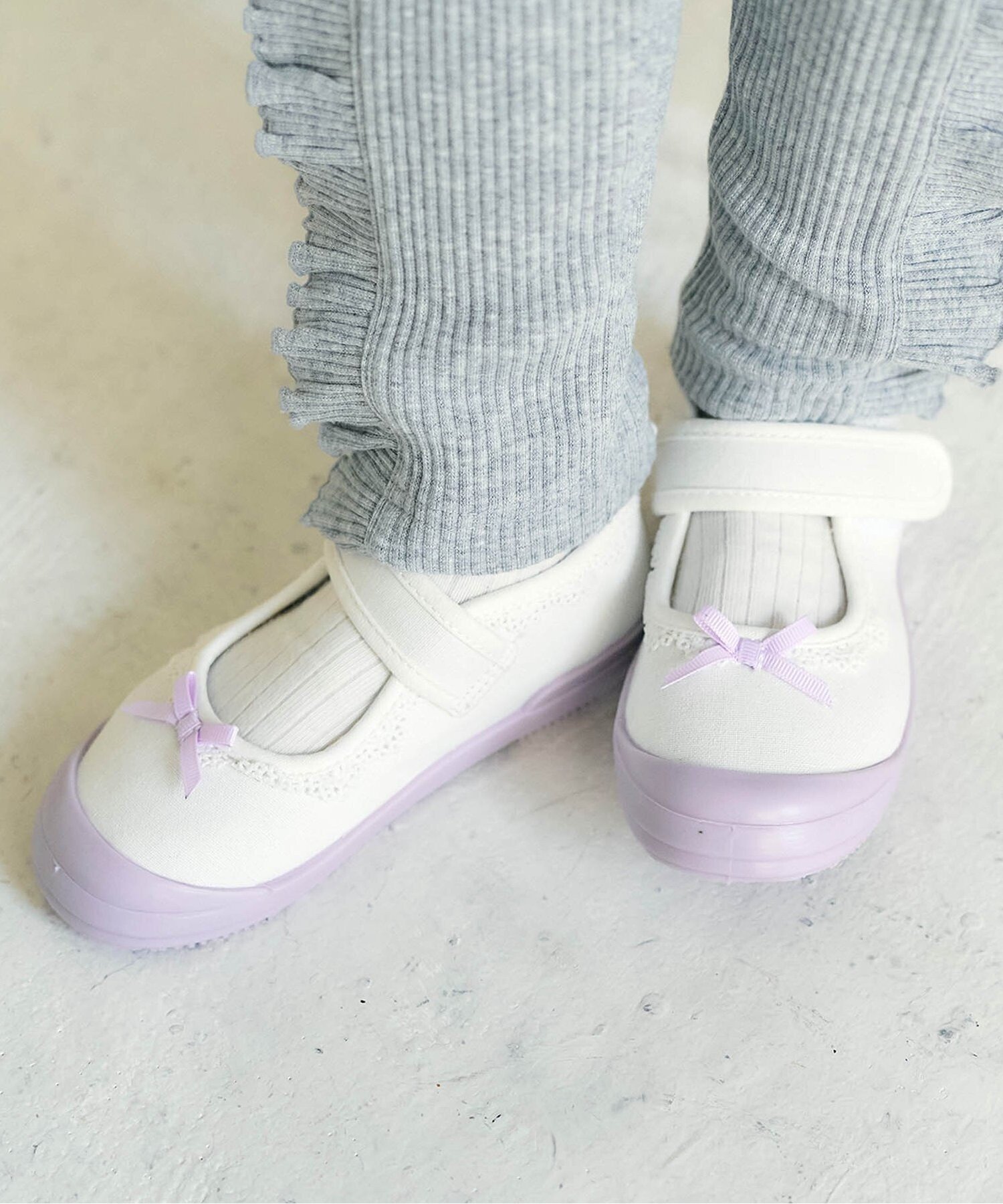 Удобные домашние туфли на шнуровке с оборками Apres Les Cours, Lavender