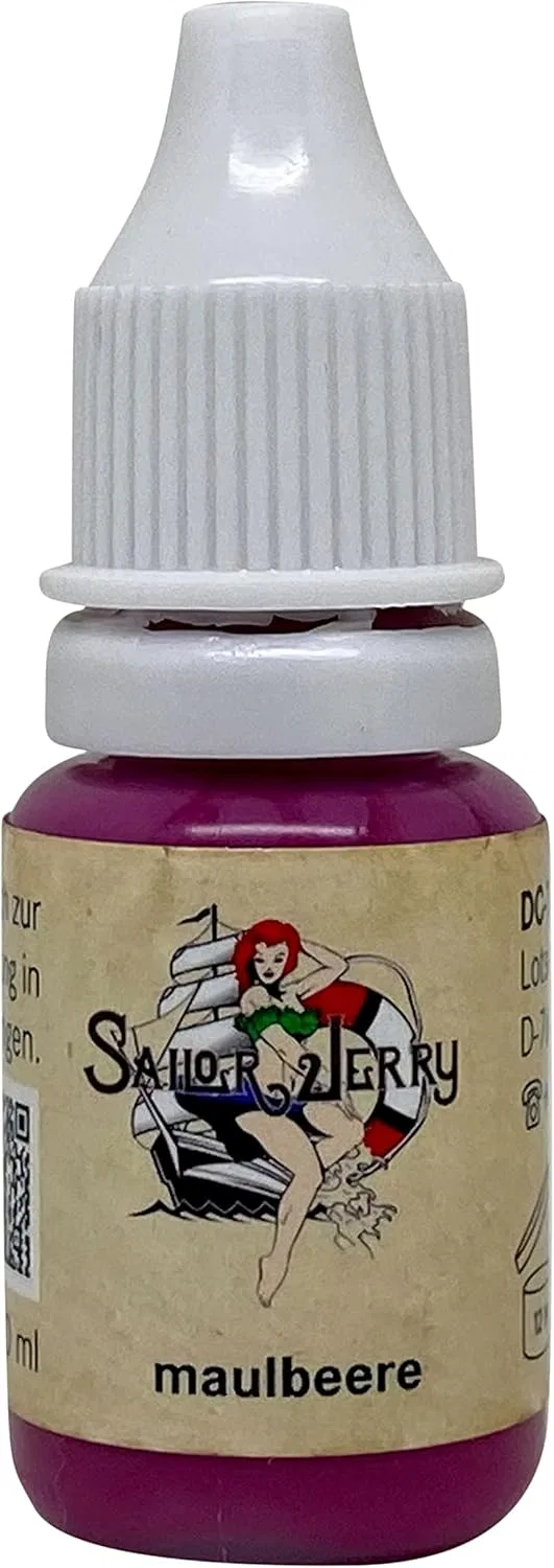 Тату-краска Sailor Jerry Mulberry 10 мл от Deep Colours! Sailor Jerry Von Deep Colours! Gmbh
