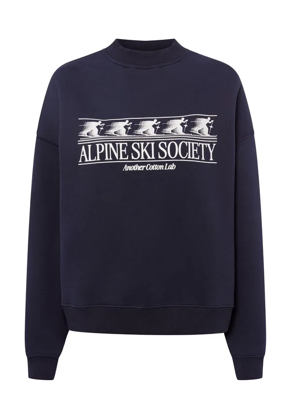 

Толстовка alpin ski society Another Cotton Lab, Marine, Синий, Толстовка alpin ski society Another Cotton Lab, Marine