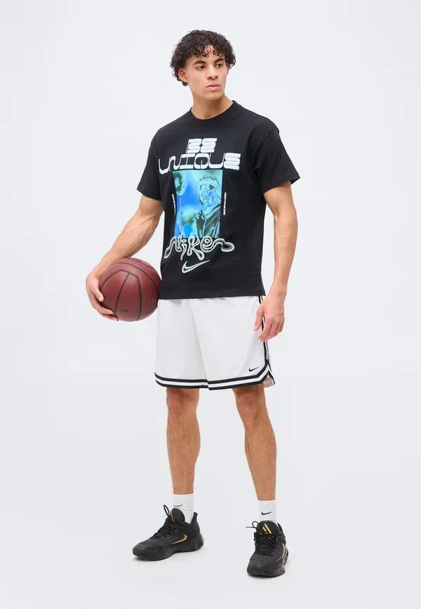 Футболка Nike Performance Tee m90 sig loose print t-shirt, черный — фото 2