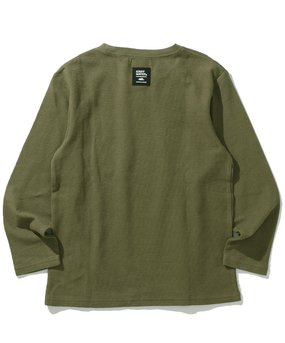 Футболка W Face Poke Crew Kriff Mayer, Khaki — фото 2