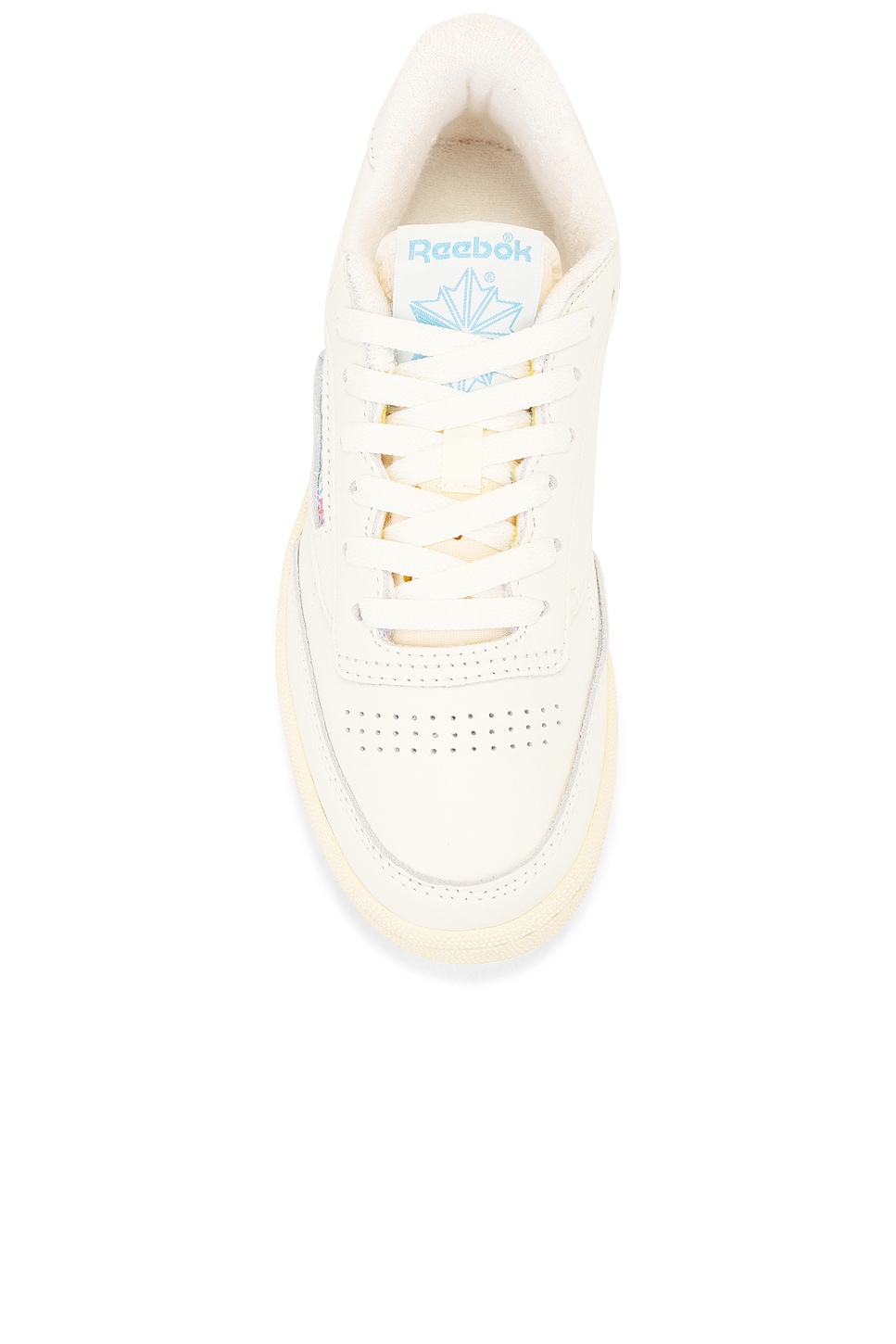 Винтажные кроссовки Club C 85 Reebok, цвет Chalk, Alabaster, & Essblu — фото 4