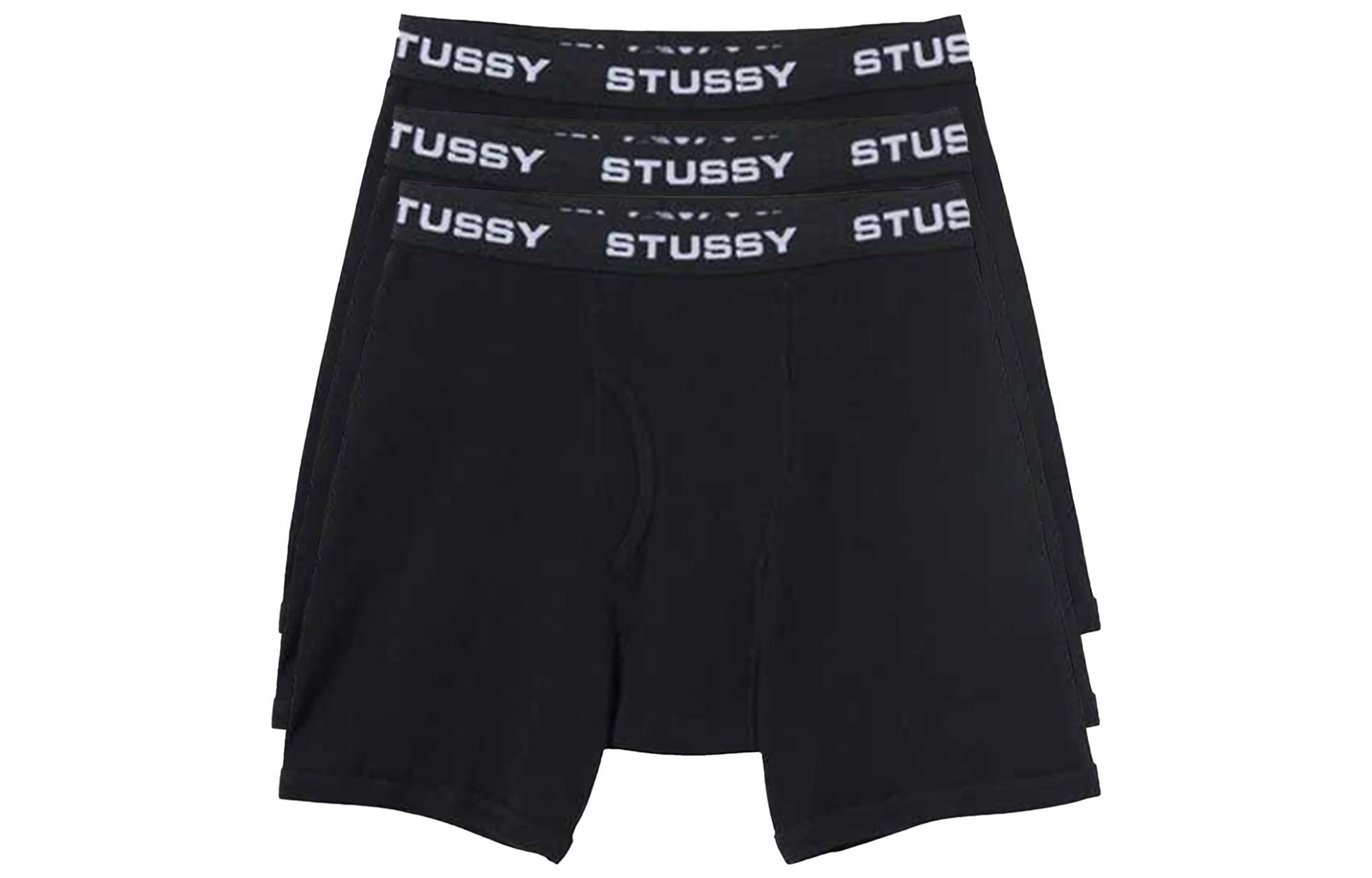 

Боксеры 3 шт 'Black' Stussy, Белый/Белый