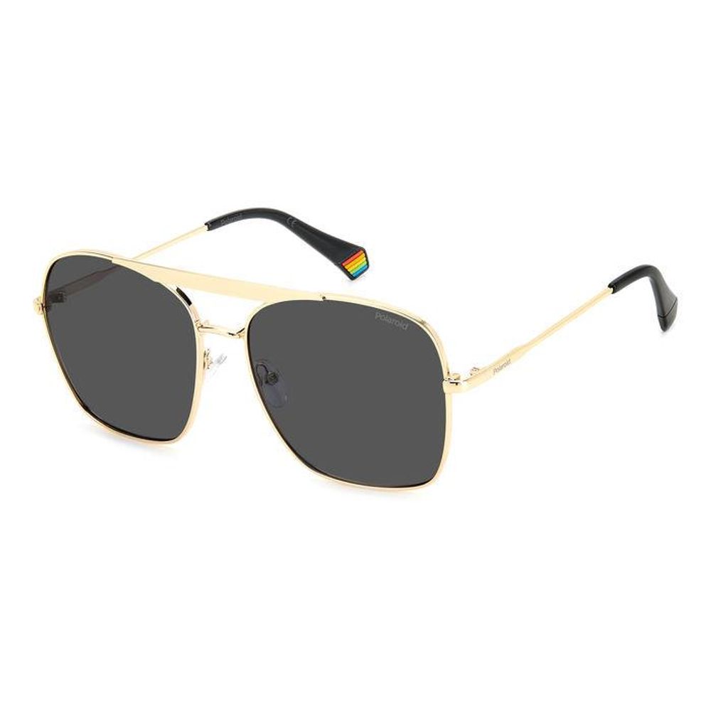 

Солнцезащитные очки из золотистого металла Polaroid