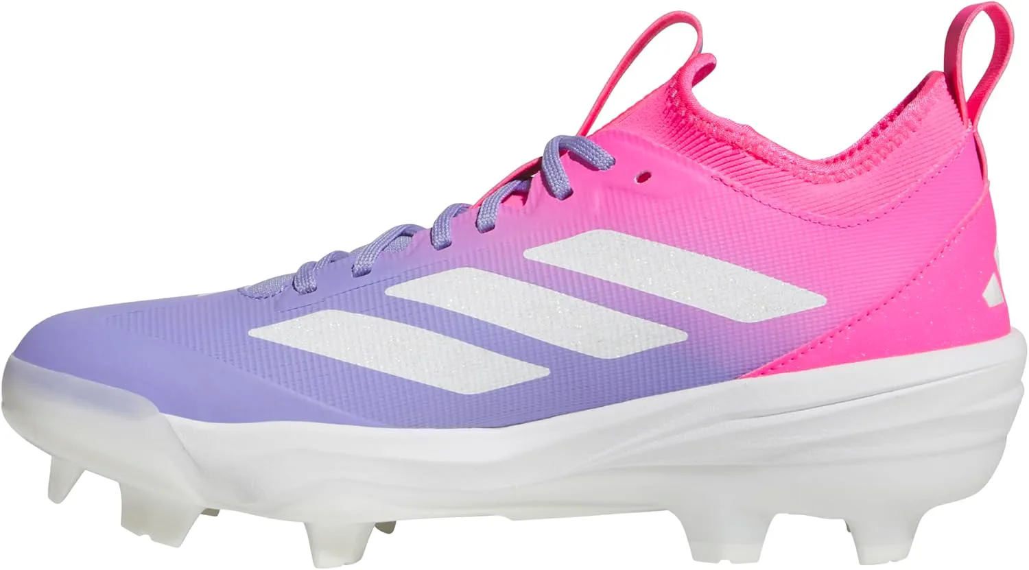 Мужские бейсбольные кроссовки Adidas Adizero Impact TPU Candy, розовый/белый/светло-фиолетовый