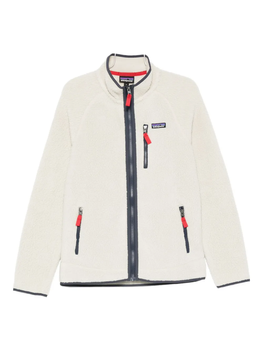 

Ретро флисовая куртка на молнии Patagonia, белый