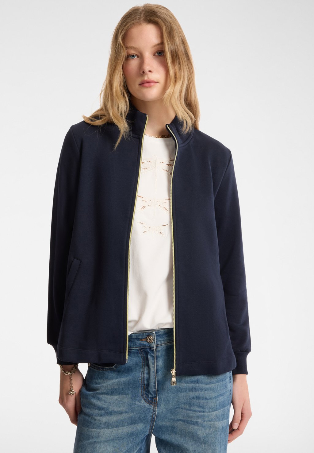 

Толстовка на молнии Elena Mirò, синий