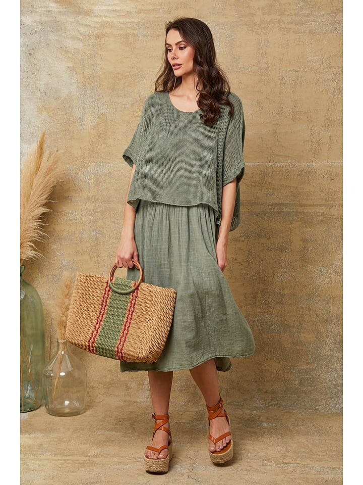 

Длинное платье Joséfine Dilla, хаки