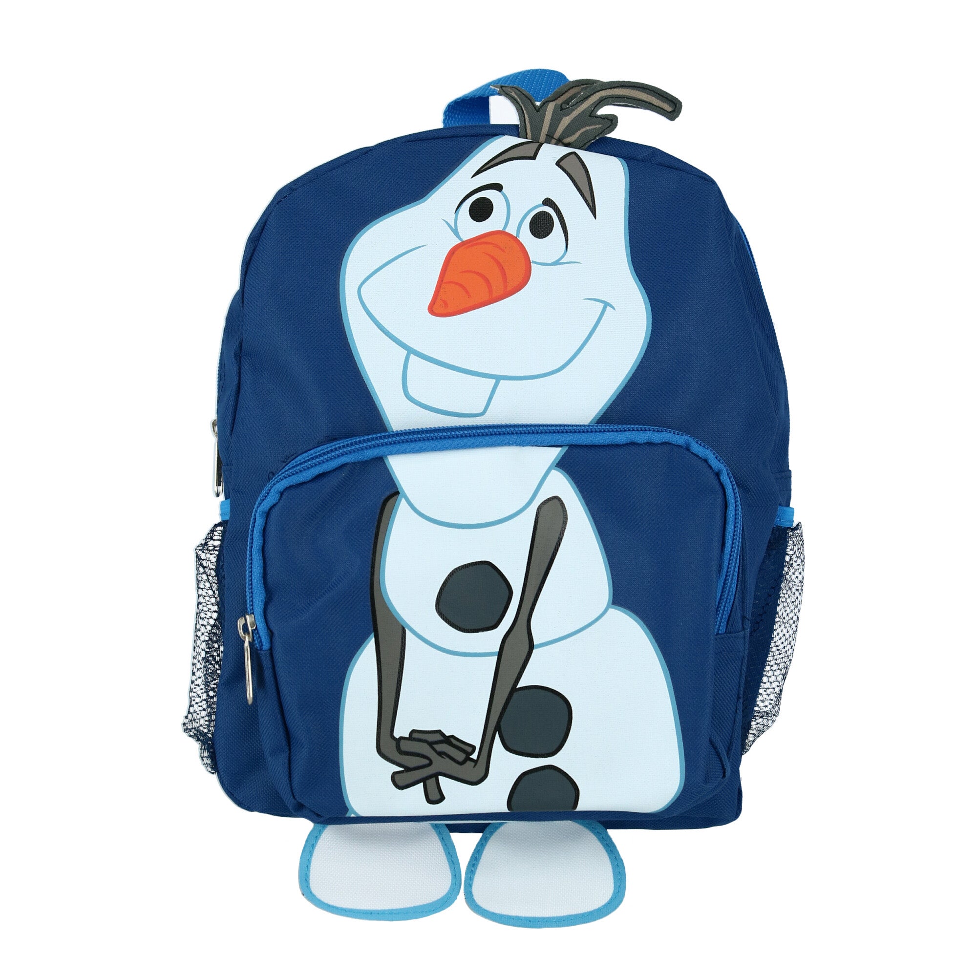 

Детский 12-дюймовый рюкзак Frozen Olaf с 3D волосами и ногами Disney, синий