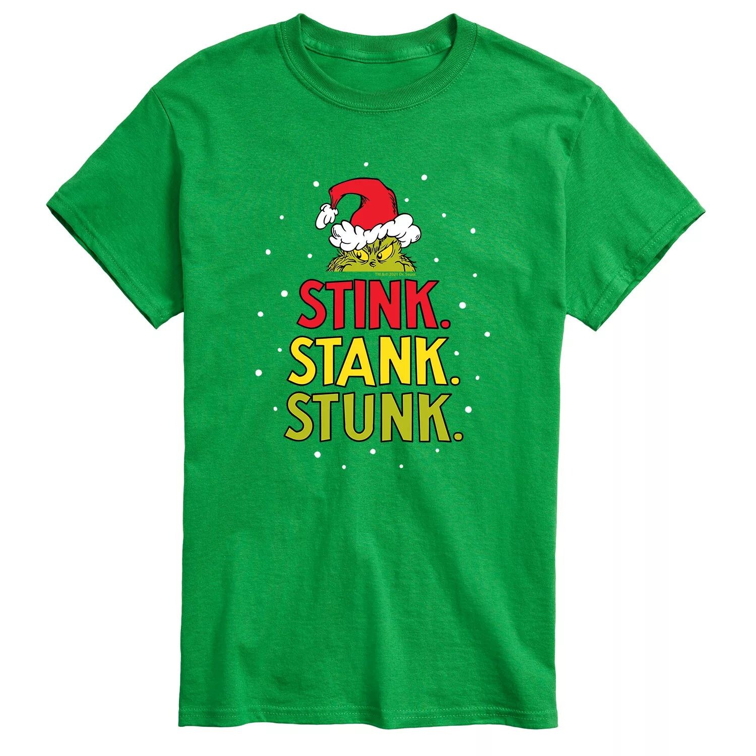 

Мужская футболка Dr. Seuss The Grinch "Stink Stank Stunk" Licensed Character