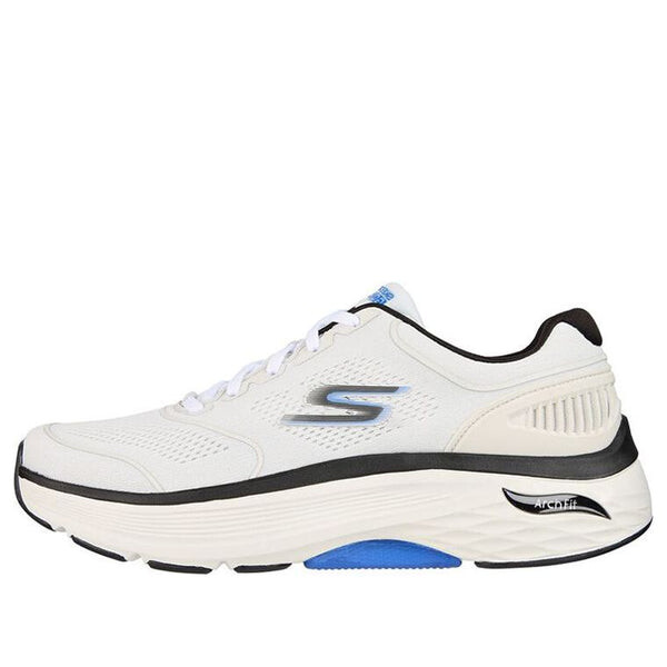 

Кроссовки max cushioning arch fit 'white black blue' Skechers, белый